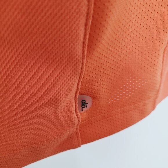 ALO Yoga Cool Fit Short Sleeve Polo‎ Size Large - Picture 4 of 7